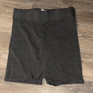 Forever 21 Charcoal Bike Shorts